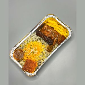 سبزی پلو با مرغ مخصوص