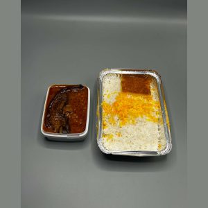 چلو خورشت قیمه بادمجان