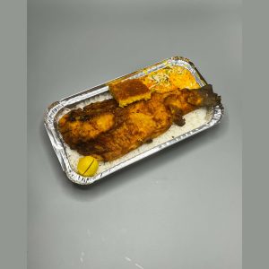 چلو ماهی سرخ شده