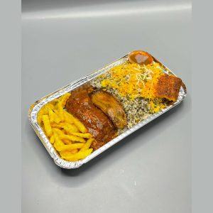 باقالی پلو با ران مرغ مخصوص