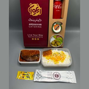 چلو خورشت قیمه بادمجان ممتاز پلاس
