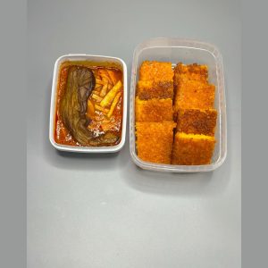 ته چین قیمه سیب زمینی بادمجان