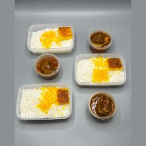 پک اقتصادی 3 پرسی قیمه بادمجان