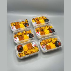 پک اقتصادی 6 پرسی چلو جوجه سینه